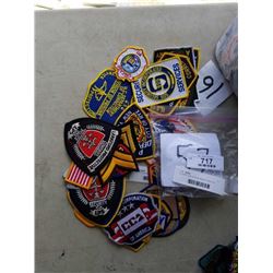 30 RARE LAW ENFORCEMENT RELATED PATCHES - VALUED $275