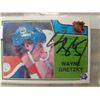 Image 2 : WAYNE GRETZKY SIGNED 1983-8 OPC HOCKEY CARD - AUTHENTIC