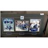 Image 2 : 2 READY TO FRAME DOUBLE MATTED TRIPLE PHOTO VANCOUVER CANUCKS PIECES