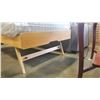 Image 2 : SINGLE SIZE BED FRAME WITH FOLDING LEGS AND IKEA MATTRESS