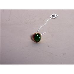 Chinese Apple Green Jadeite Mens Ring