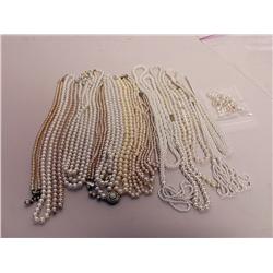 Estate Jewelry: Lot of Costume Pearls e