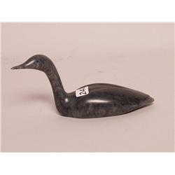 Signed Soapstone Loon