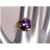 Image 1 : Alexandrite and 10K Gold Mens Ring