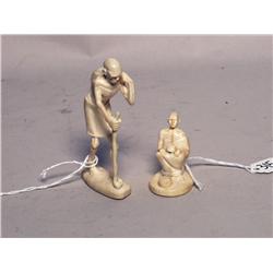 Ivory Carvings - African Figures