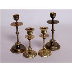 Antique Brass Candlesticks