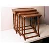 Image 1 : Nest of Three Mahogany Tables