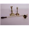 Image 1 : Brass Candle Sticks and Snuffer