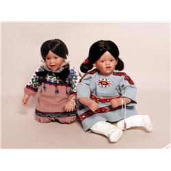 Native Art Porcelain Dolls