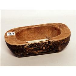 Mahquam Native Carved Cedar Bowl