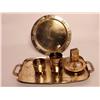 Image 1 : W.M.F. Marked Brass Cigarette Service