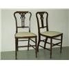 Image 1 : Pair of Edwardian Spindle Leg Chairs