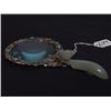 Image 2 : Fine Jade and Silver Magnifying Glass