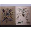 Image 1 : Two Old Embroideries-Birds and Flowers