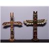 Image 1 : Two Native Indian Carved Totems