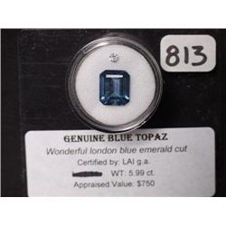 Natural Gemstones: Blue Topaz