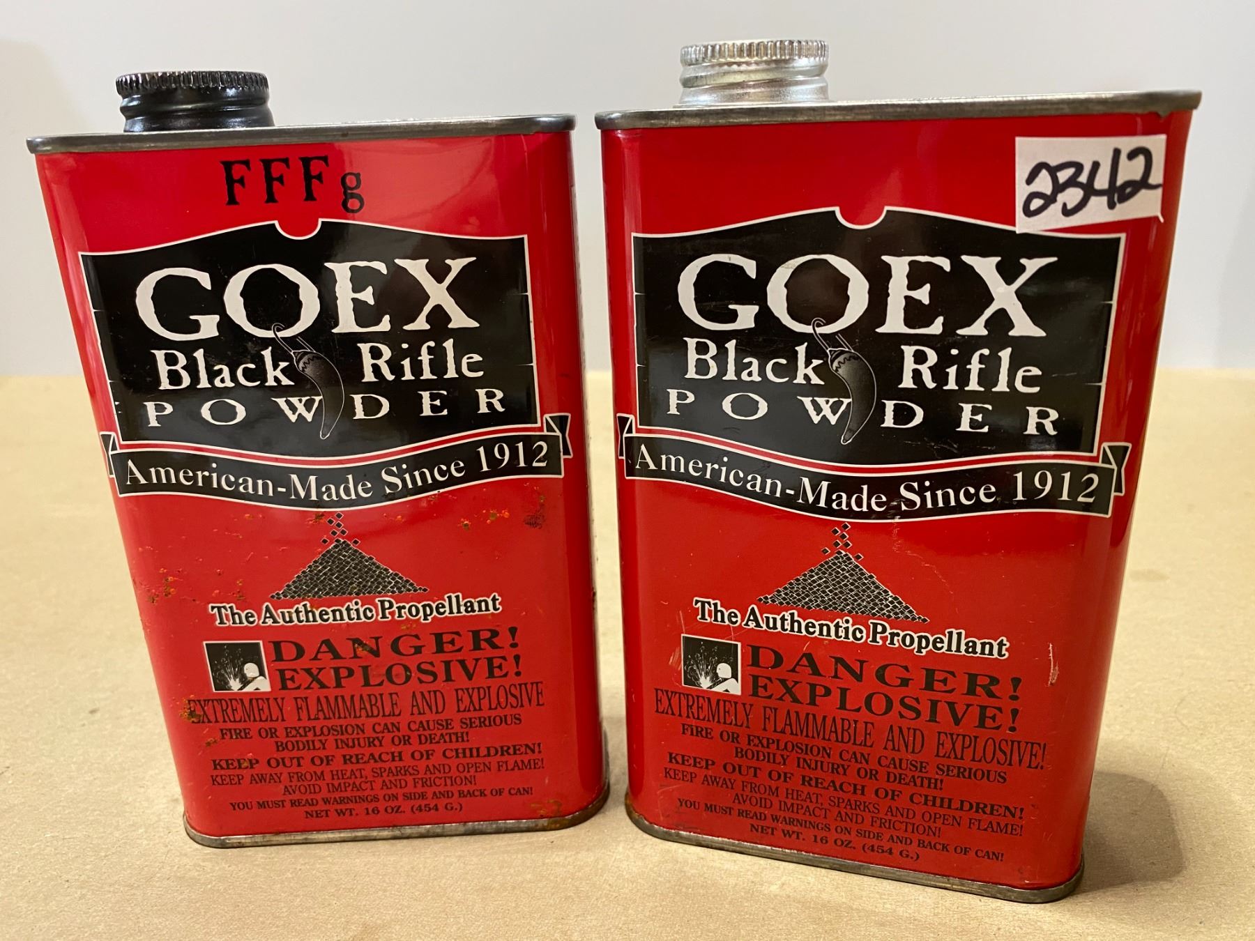 1.5 TINS GOEX BLACK RIFLE POWDER