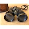 Image 2 : ANTIQUE PRISMATIC BINOCULARS W/ LEATHER CASE