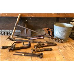LOT OF 12 VINTAGE TOOLS