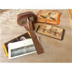 ANTIQUE STEREOGRAPH W/ ORIGINAL IMAGES