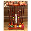 Image 1 : RESTORATION HARDWARE CROQUET SET - COMPLETE