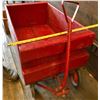 Image 2 : VINTAGE WOODEN CHILD'S WAGON - FOLK ART STYLE