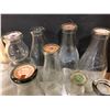 Image 2 : LOT OF 9 VARIOUS MILK / CREAM BOTTLES FROM THE TORONTO AREA