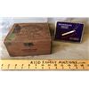 Image 1 : LOT OF CIGAR BOX & TOBACCO TIN
