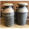 Image 1 : LOT OF 2 MILK CANS - SILVERWOODS & PAULGERS