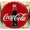 Image 2 : COCA-COLA BOTTLE TOP TABLE WITH MATCHING UMBRELLA - AS NEW