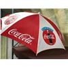 Image 3 : COCA-COLA BOTTLE TOP TABLE WITH MATCHING UMBRELLA - AS NEW