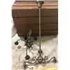 Image 1 : LOT OF 2 ANTIQUE BRASS CHANDELIERS