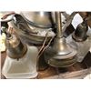 Image 2 : LOT OF 2 ANTIQUE BRASS CHANDELIERS