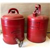 Image 1 : LOT OF 2 VINTAGE FUEL CANS