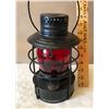 Image 1 : RED LENS RAIL LANTERN