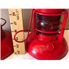 Image 2 : LOT OF 2 RED LENS RAIL LANTERN - DIETZ
