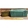 Image 1 : LOT OF 2 METAL AMMO BOXES - 1945
