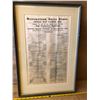 Image 1 : 1906 FRAMED METROPOLITAN OPERA HOUSE PROGRAM