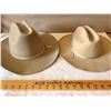 Image 1 : HIS & HER'S COWBOY HATS - SZ 6 7/8 & 7 1/2