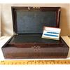 Image 1 : ANTIQUE PORTABLE WRITING DESK & SET OF WATERMAN'S PENS