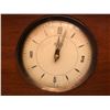 Image 2 : ANTIQUE CABINET W/ CLOCK INSERT & GLASS SHELVES