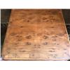 Image 2 : ANTIQUE BIRDSEYE MAPLE SIDE TABLE WITH CASTOR FEET