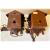 Image 2 : LOT OF 2 VINTAGE CUCKOO CLOCK