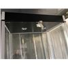 Image 2 : GLASS ILLUMINATED DISPLAY CABINET W/ GLASS SHELVES - APPROX 6' 6" HIGH