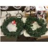 Image 1 : Home Accents Holiday 26" Mixed Pine Wreath Lot of 2