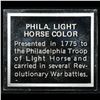 Image 3 : Flags of the American Revolution Phila Light Horse Color Flag Sterling Silver