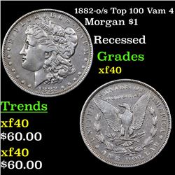 1882-o/s Top 100 Vam 4 Morgan Dollar $1 Grades xf