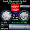 Image 1 : Buffalo Nickel Shotgun Roll in Old Bank Style 'Bell Telephone'  Wrapper 1920 & d Mint Ends
