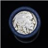 Image 2 : Buffalo Nickel Shotgun Roll in Old Bank Style 'Bell Telephone'  Wrapper 1920 & d Mint Ends