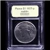 Image 2 : ***Auction Highlight*** 1927-p Peace Dollar $1 Graded Choice+ Unc By USCG (fc)